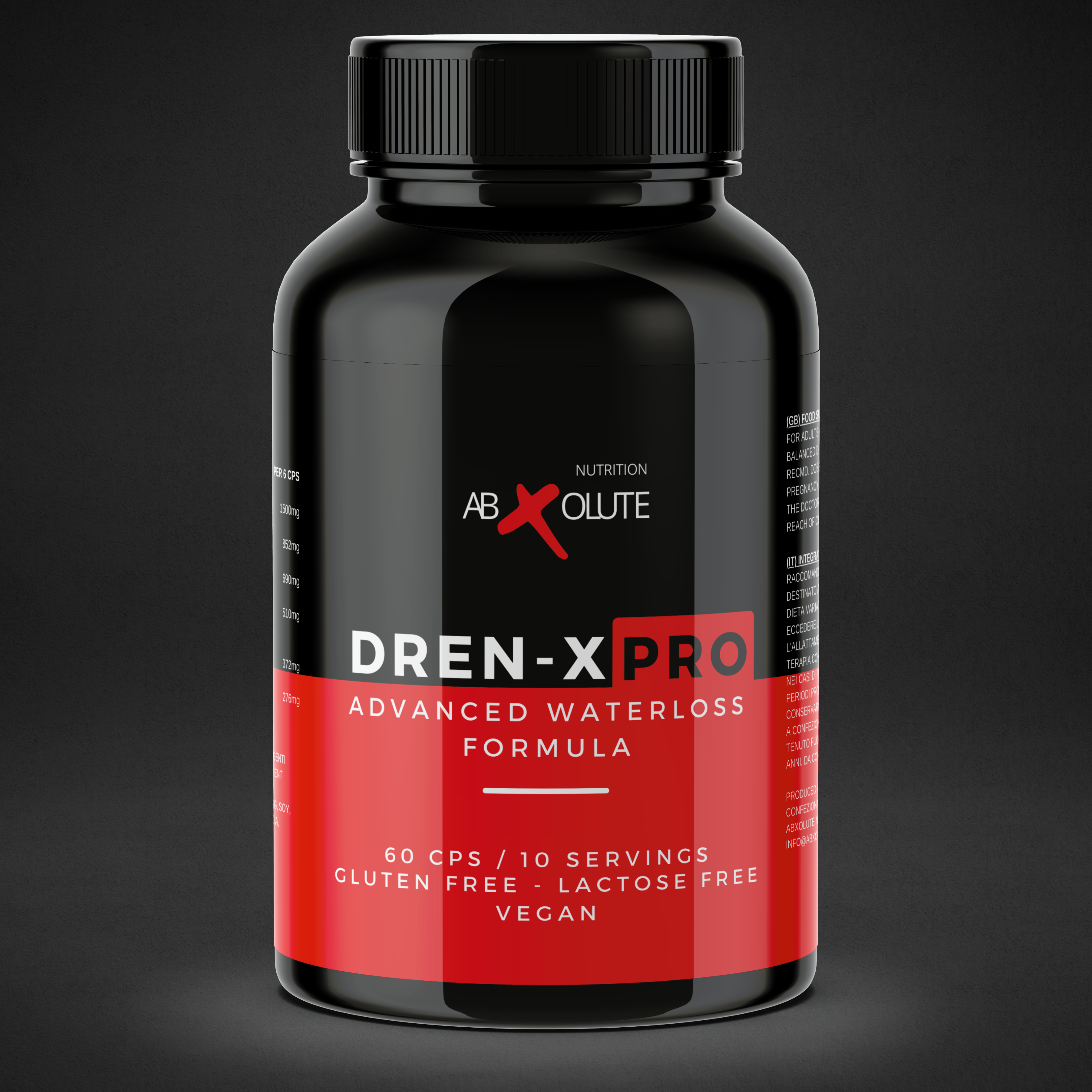 DREN-X PRO - Il tuo alleato per combattere il ristagno dei liquidi e liberare il tuo corpo! (60CPS)