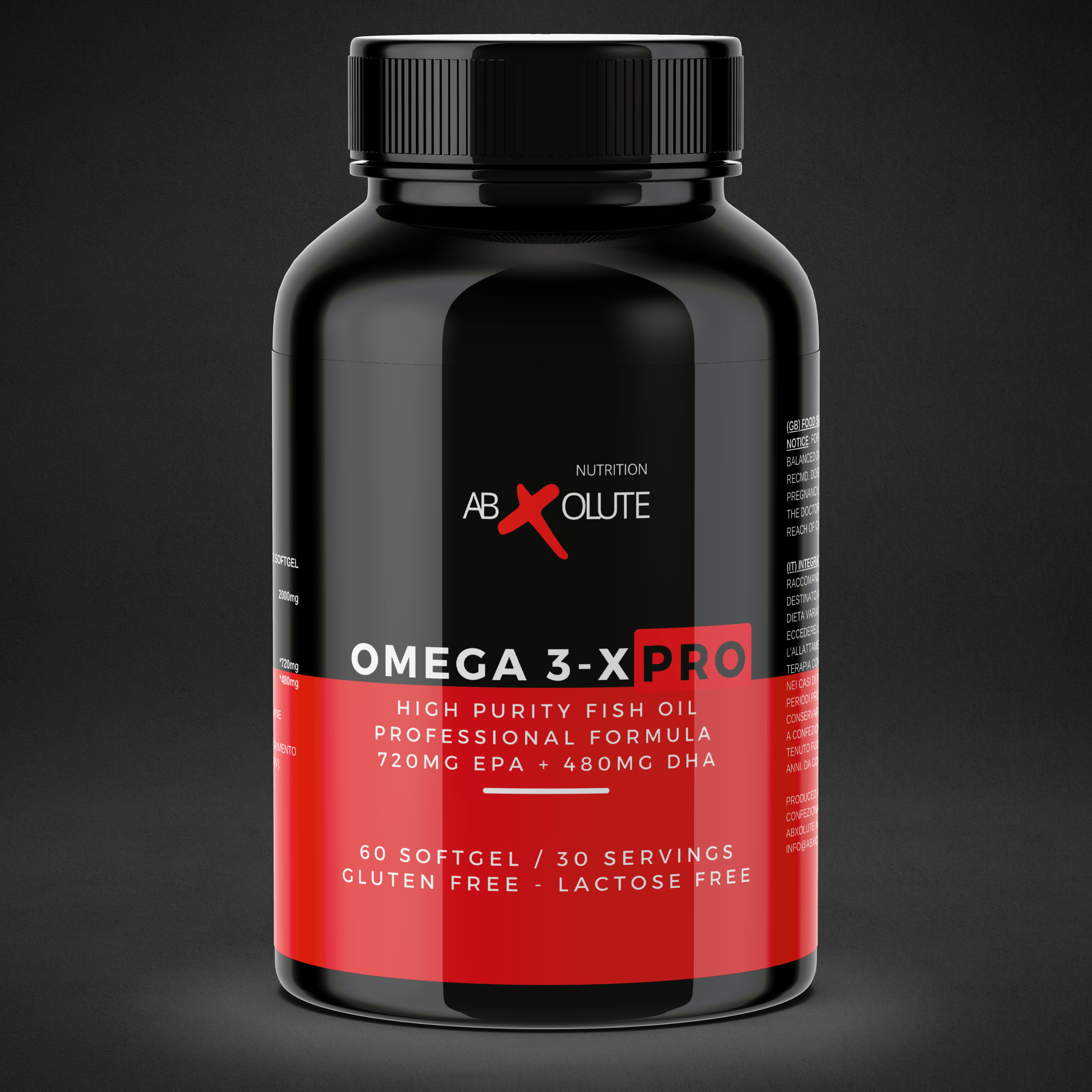OMEGA3-X PRO - L'energia pura degli Omega-3 (60CPS)